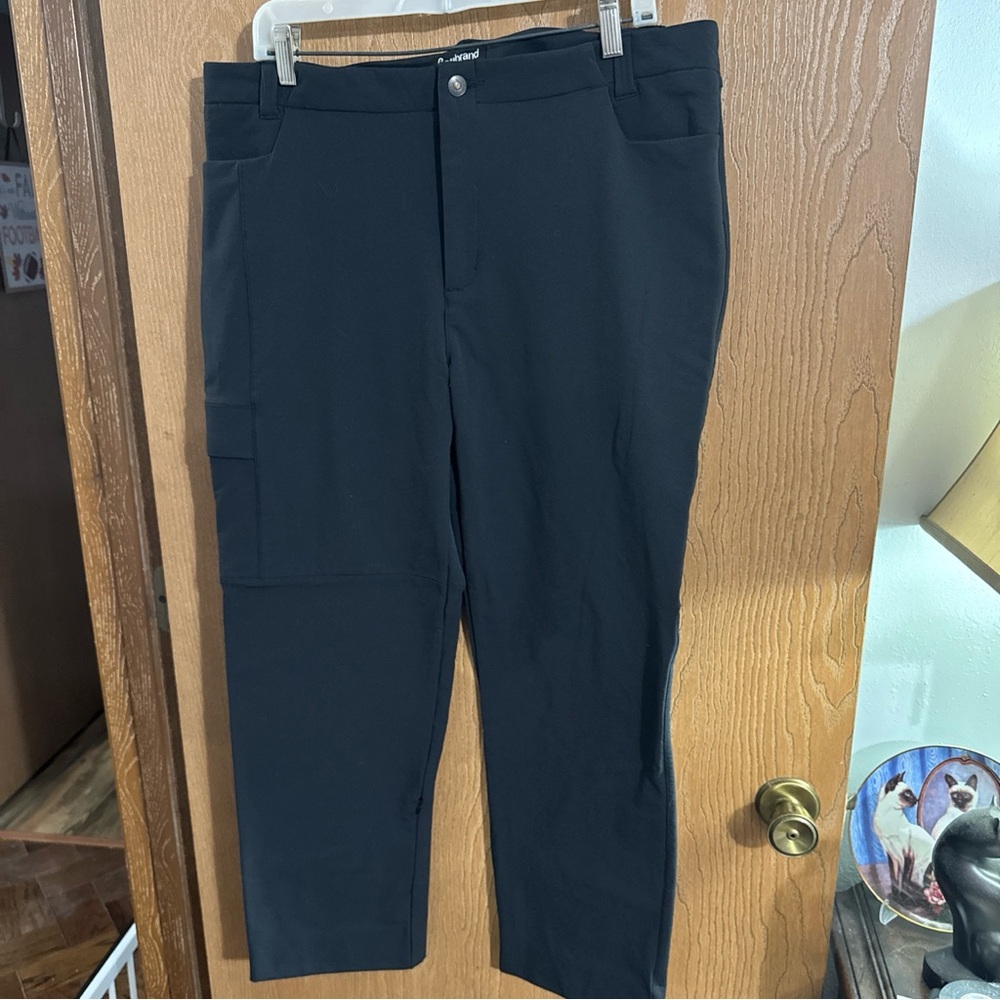 Betabrand Women's Black Cargo Style Dress Pants Size 14